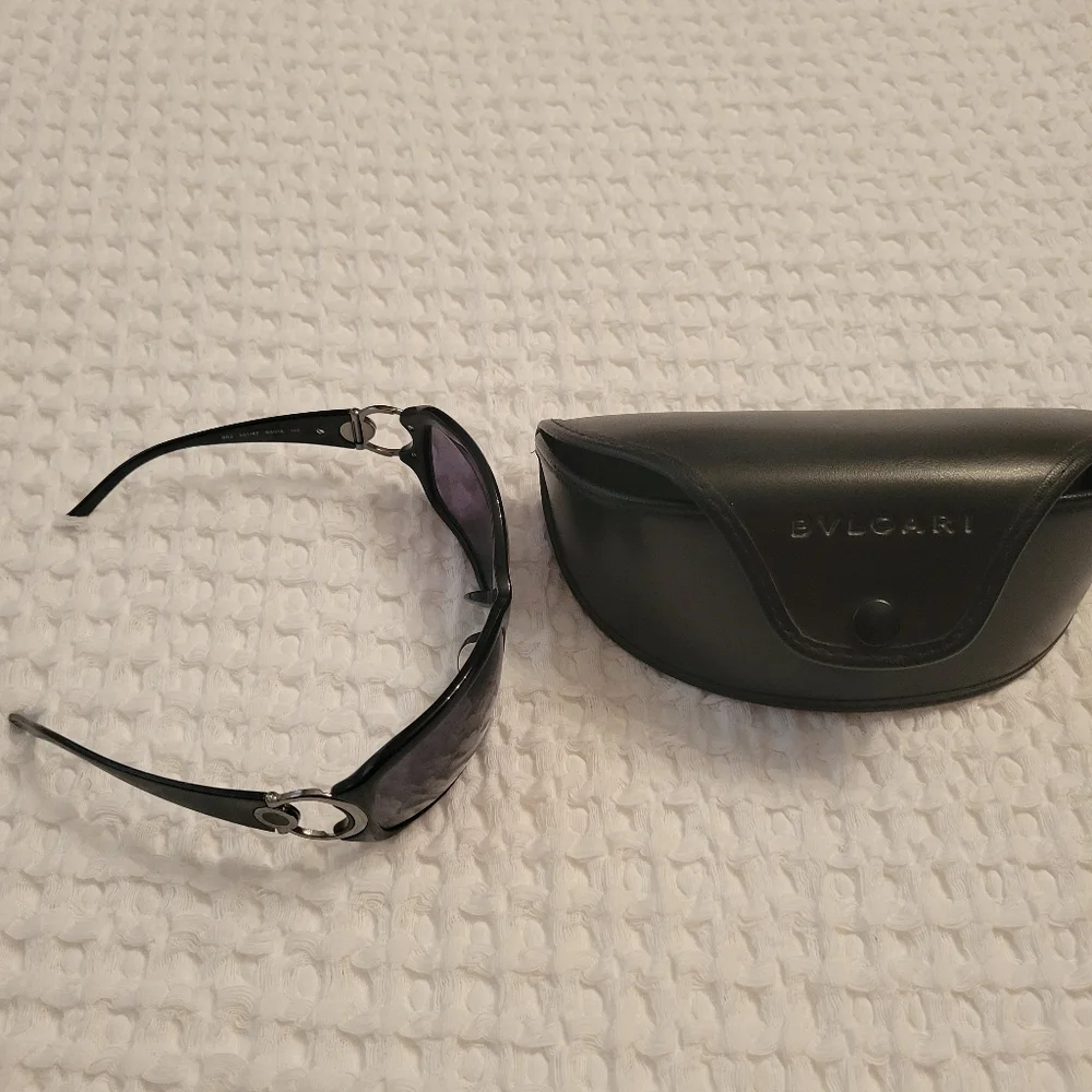 Bvlgari Black Sunglasses with Case - Picture 9 of 11